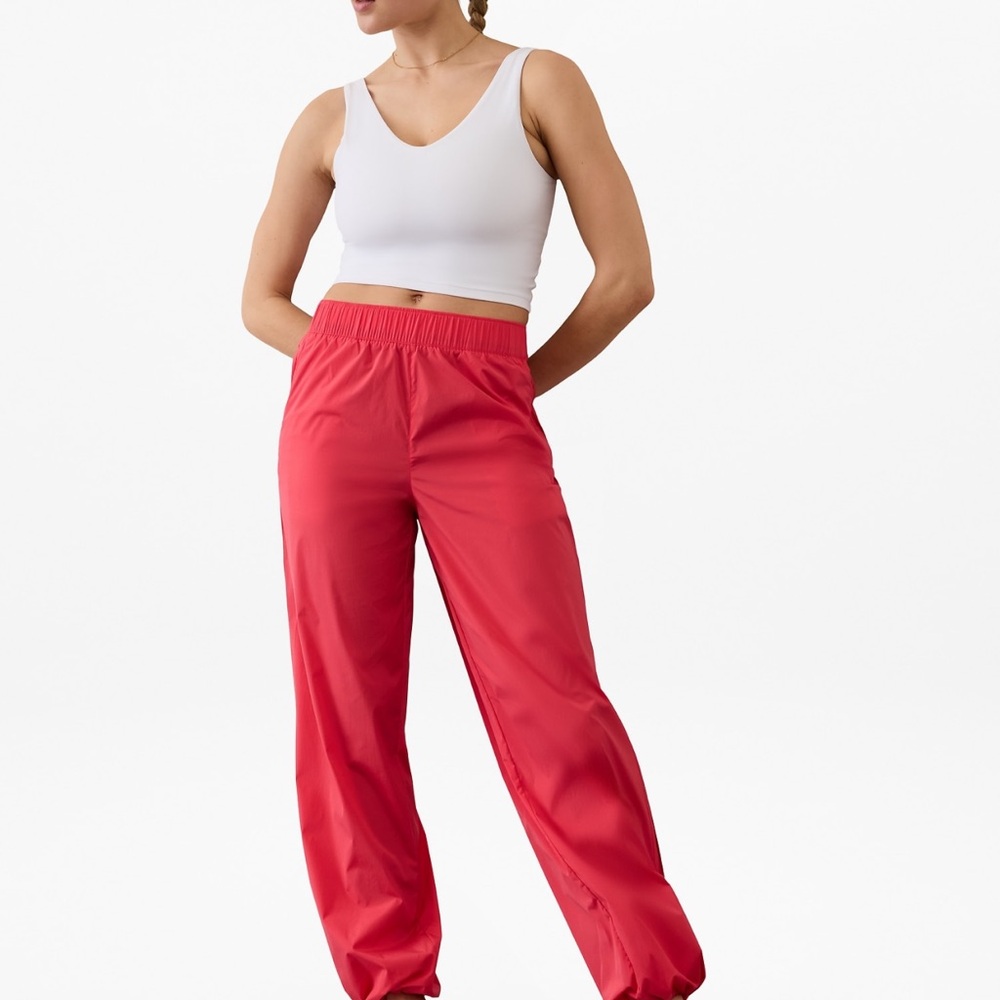 Athleta “Punch” color Track Pants